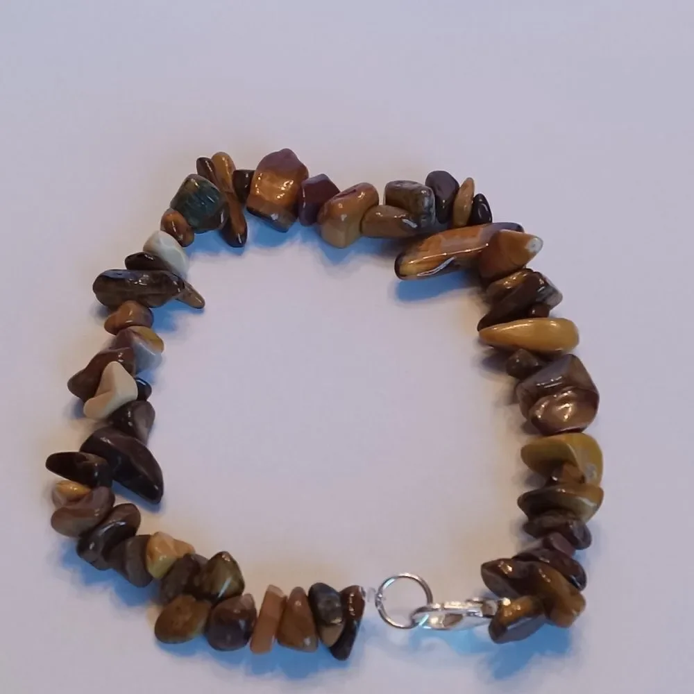 Brown beaded bracelet - Picture 3 of 3